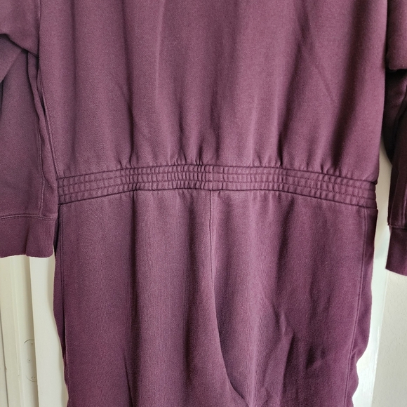 Victoria's Secret Burgundy One Piece Jumpsuit Sweatsuit Comfy Cozy Warm XXL - Picture 8 of 15